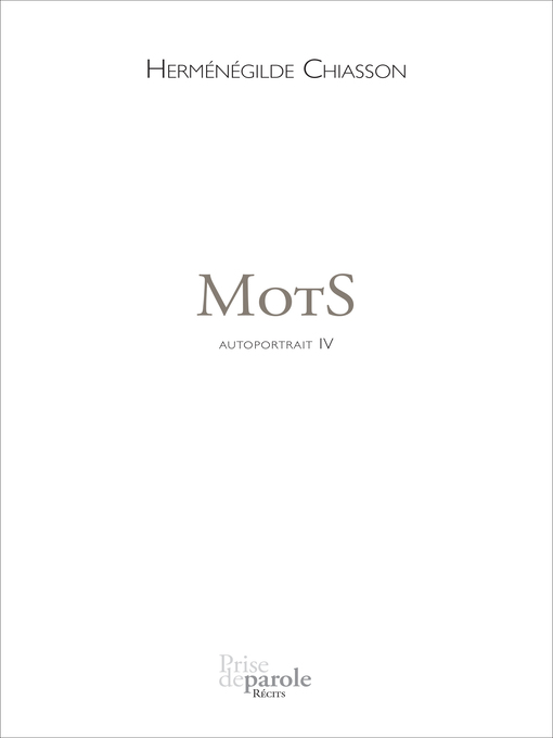 Title details for MotS by Herménégilde Chiasson - Available
